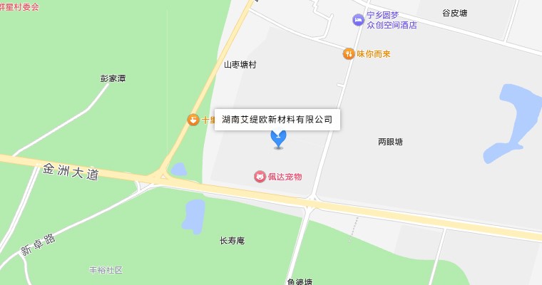 湖南艾缇欧新材料有限公司地图位置